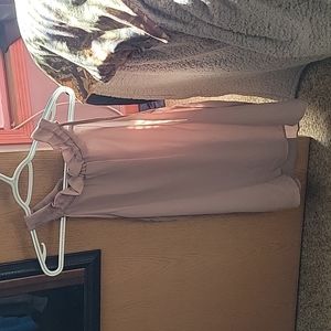 Tan Halter neck tank, size med